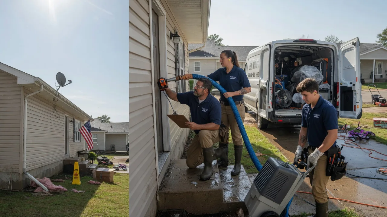 Ceiling Water Damage Restoration in Trenton, UT near me